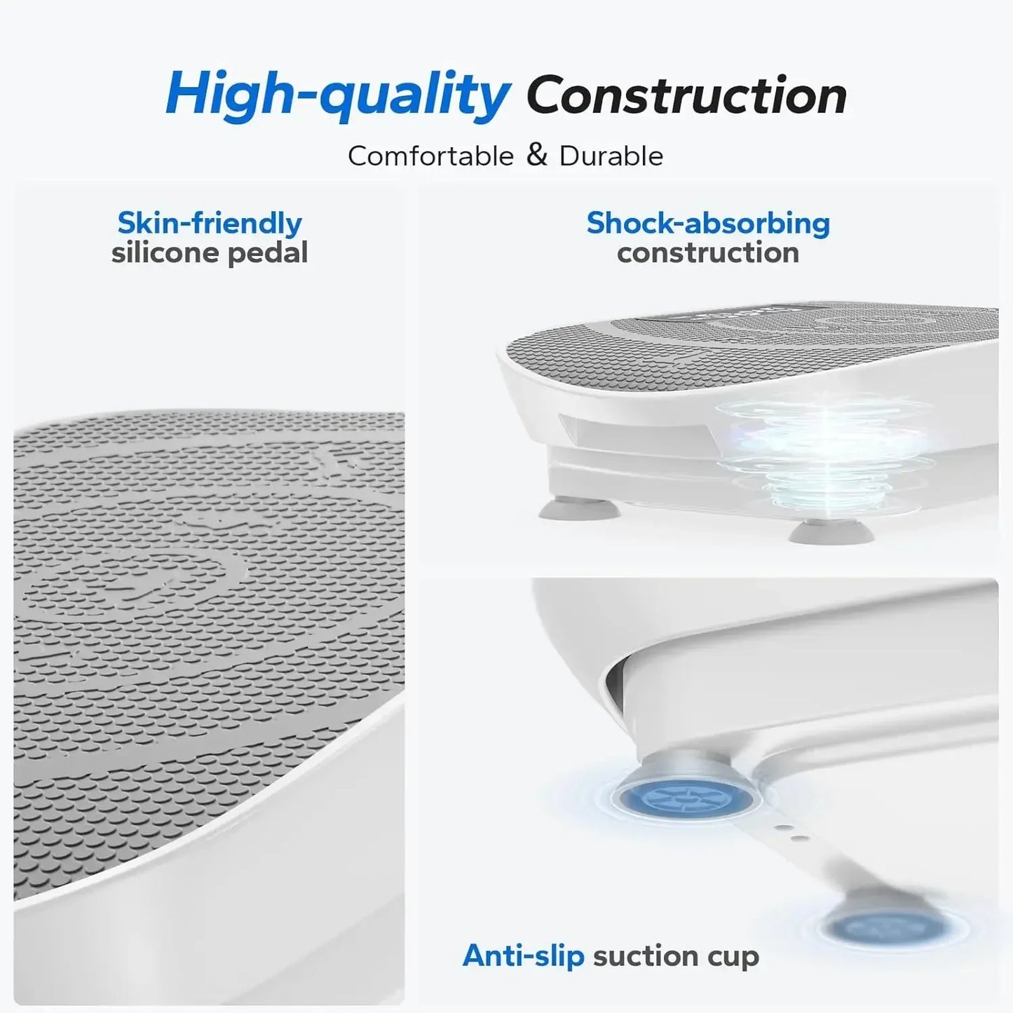 Vibration Plate for Full-Body Workouts at Home | Bluetooth Music