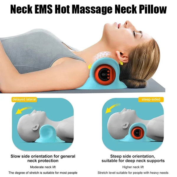 Ergonomic Electromuscular Heating Neck Massager