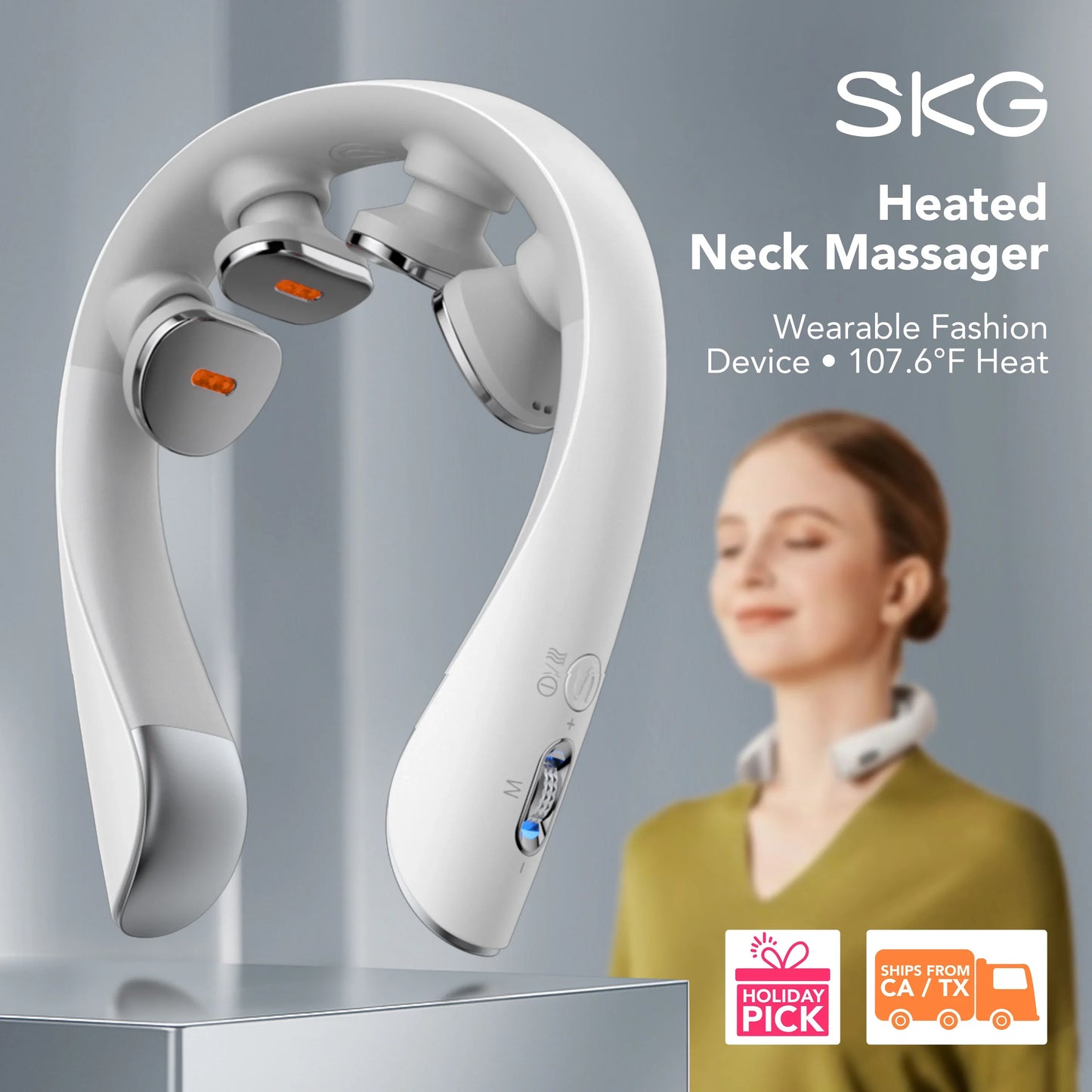 SKG Heated Neck Comfort Massager
