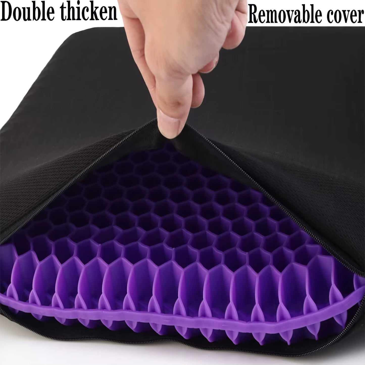 Honeycomb Gel Seat Cushion | Zero-Pressure Support | All-Day Comfort