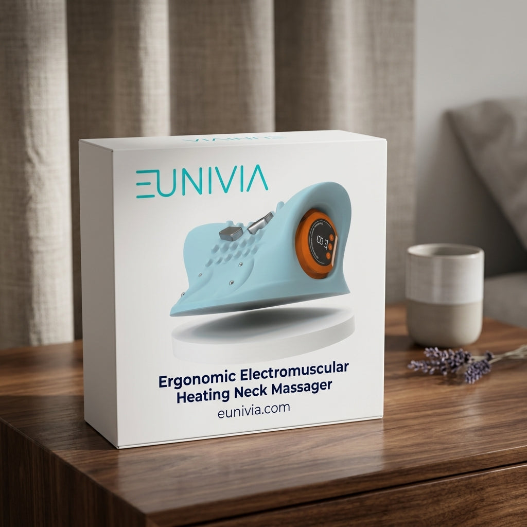 Ergonomic Electromuscular Heating Neck Massager
